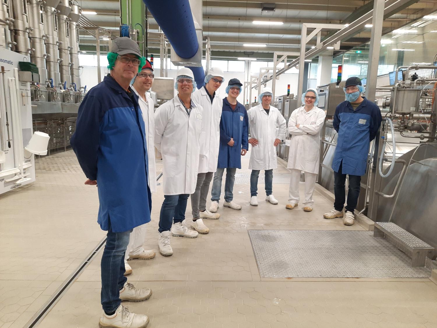 Het team in Born